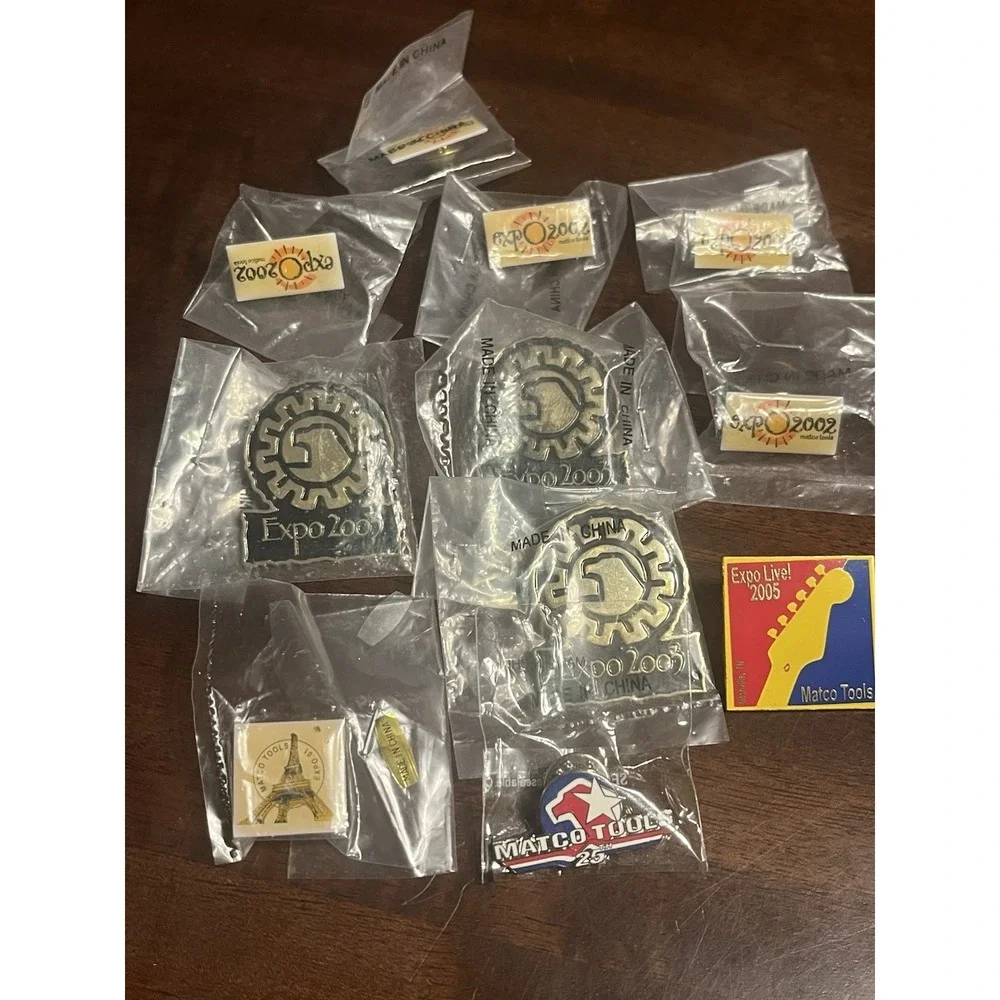 Matco Tools Collectible‎ Pin Lot - 25th Anniversary, Guitar & Expo Specials